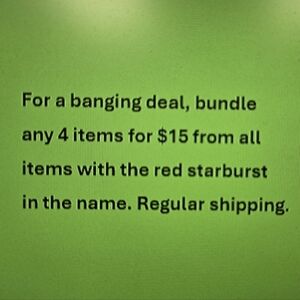 💥Red Starburst Sale